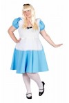 ORION COSTUMES Womens Traditional Alice Plus Size Book Day Movie Fancy Dress Costume
