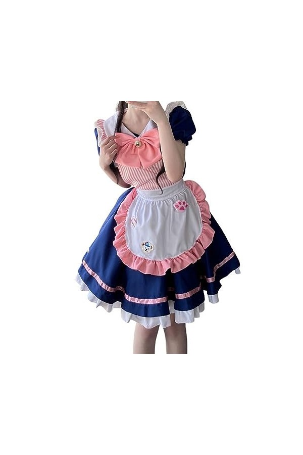 ZYPAINIY Jolie robe vent Lolita Cosplay Costume de scène sexy Robe noire gothique Noir, L 