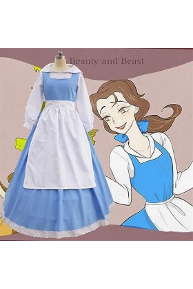 Costume de soubrette bleue animée, costume de soubrette cosplay, robe de princesse, décoration de fête de vacances, costume d