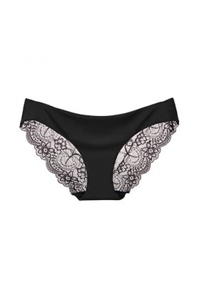 MULANY Femme Slips Sexy Panty Briefs Dentelle Femmes sous-vêtements Lingerie Transparente for Les Femmes Plus Femelles L-XXL 