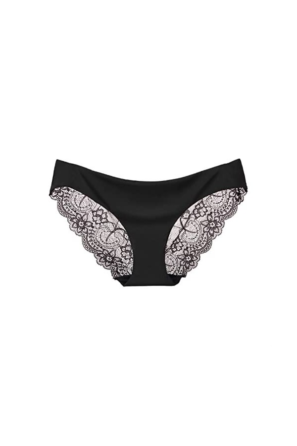 MULANY Femme Slips Sexy Panty Briefs Dentelle Femmes sous-vêtements Lingerie Transparente for Les Femmes Plus Femelles L-XXL 