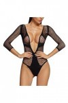 SUNMME Lingerie Sexy pour Femme Lingerie Sexy à Manches Longues Bikini Sexy Vêtements en Filet Pyjama Sexy Lingerie Grande Ta