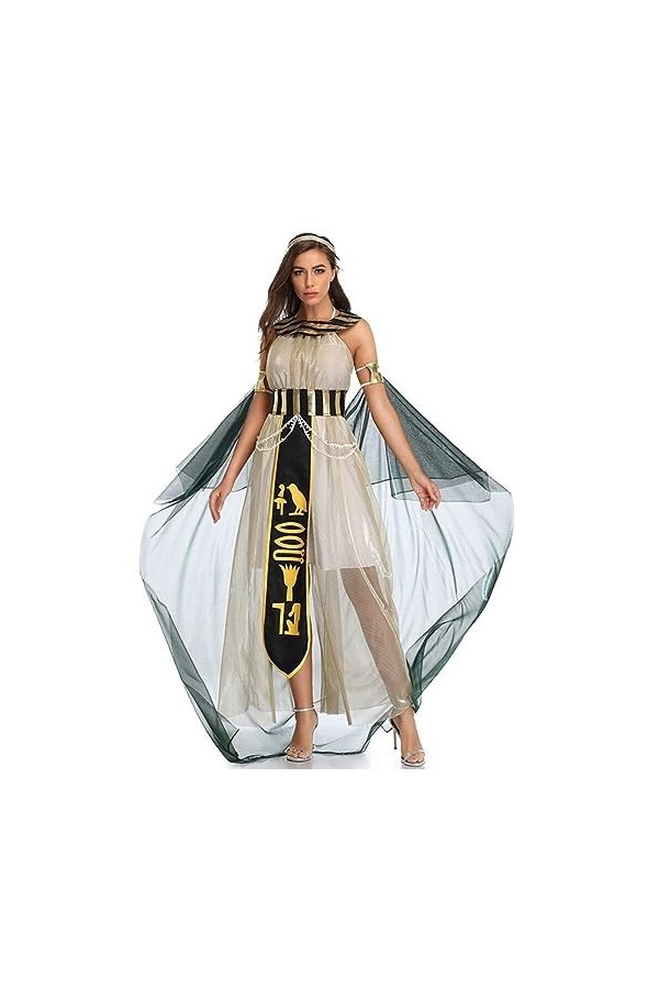 Ppmter Costumes dHalloween Costume dimpératrice du roi degypte antique Costume de reine du pharaon égyptien Cléopâtre four