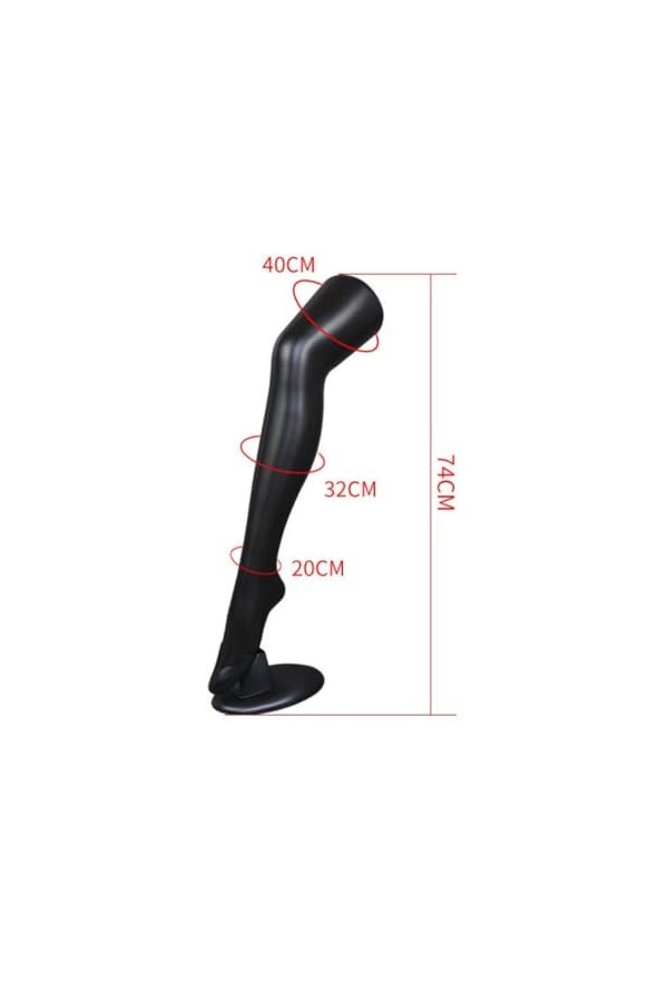 Lot de 2 jarretières pour la présentation de bas et de chaussettes, porte-jarretelles, pied décoratif - Féminin, 74 cm avec s