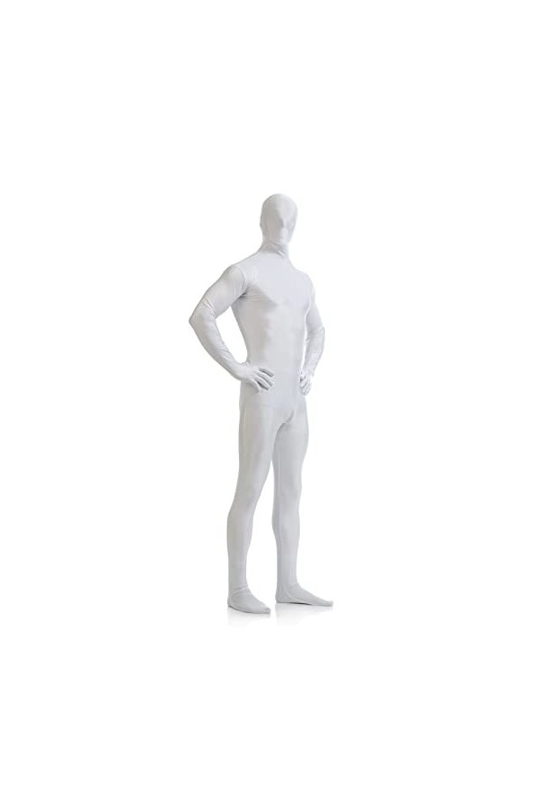 HABKRAB Hommes Femmes Costume Complet du Corps Body Original for Adultes Enfants Spandex Zentai Solide Couleur Body Halloween