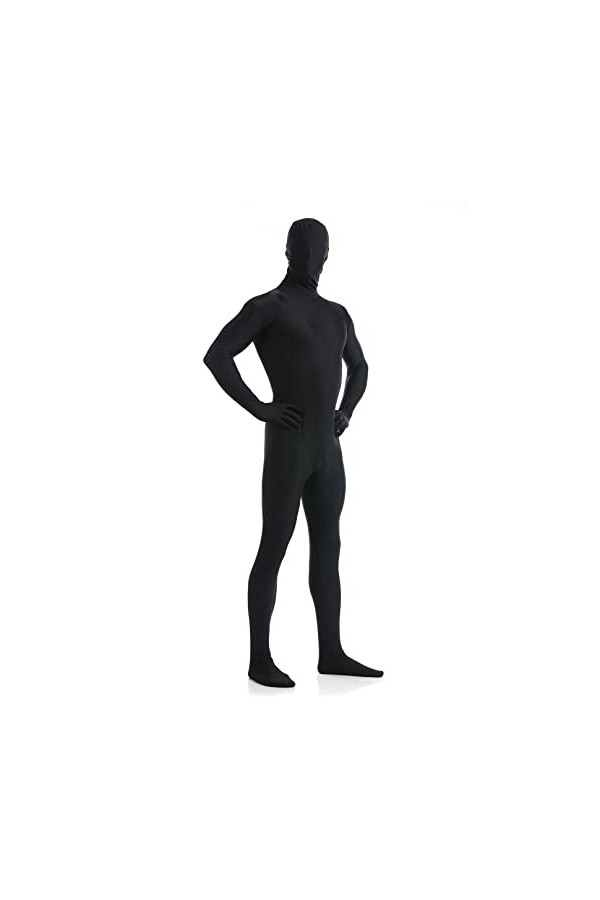 HABKRAB Hommes Femmes Costume Complet du Corps Body Original for Adultes Enfants Spandex Zentai Solide Couleur Body Halloween