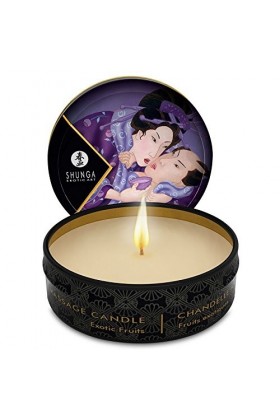 SHUNGA CANDELIGHT MINI BOUGIE MASSAGE CARESS PAR FRUITS EXOTIQUES 30ML