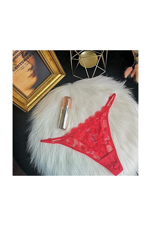 MULANY Femme Slips Femmes Culotte Sexy Dentelle String g-String féminin Basse sous-vêtements santy de Style français Lingerie