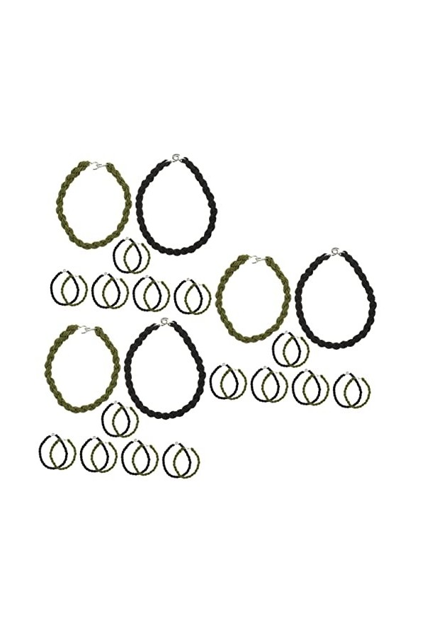 Garneck Étui De Leggings Sangle De Jambe Accessoires De Vélo Accessoires De Camping 36 Pièces Élastique Blousing Jarretière C