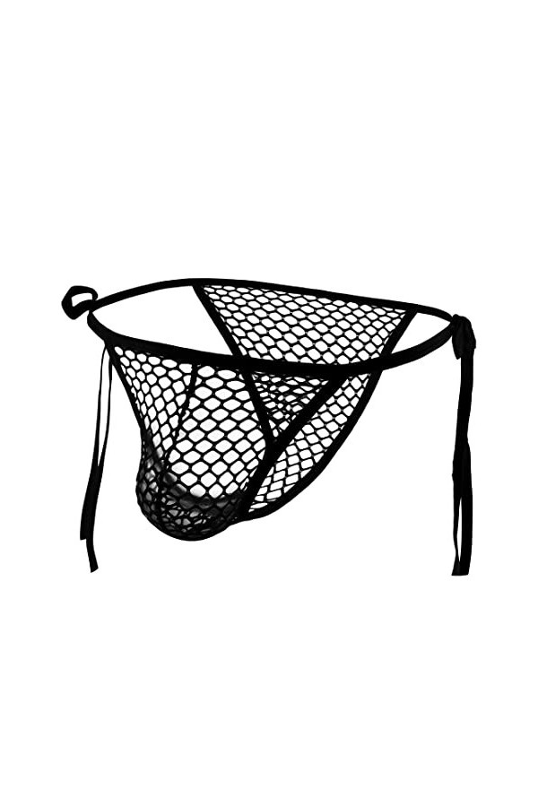 Sous-vêtements sexy pour homme en résille transparente - Chemises en maille ajourée - Sous-vêtements de nuit - Pantalon skinn