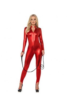 Smiffys Fever Miss Whiplash Costume Rouge Taille S