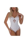 Chemises et déshabillés pour Femmes Ensemble de Lingerie Sexy pour Femmes en Dentelle léopard Grande Taille sous-vêtements Li