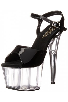 Pleaser ADORE-709 Blk Pat/CLR UK 6 EU 39 