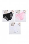 Culottes et Slips Slip Femme Comfort Knickers 3 pièces culottes transparentes femmes Sexy sans couture slips dentelle coupe d