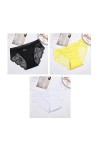 Culottes et Slips Slip Femme Comfort Knickers 3 pièces culottes transparentes femmes Sexy sans couture slips dentelle coupe d
