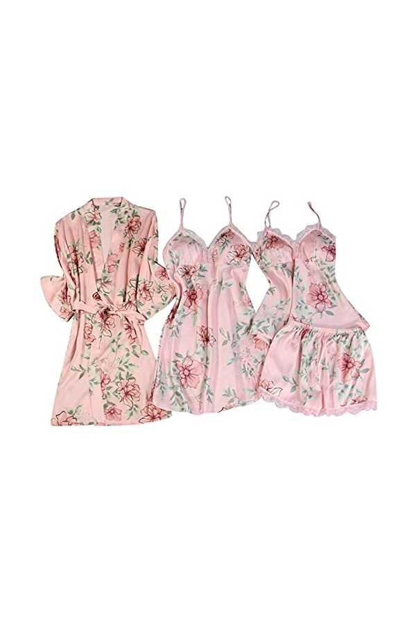 HELLORSOON Lingerie Sexy Femme Nuisette Ventre Plat Sensuel Robe de Nuit Sexy Maille Transparente Volants sensuels Bodys Tran