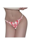 WhOpro String Femme Sexy Tanga String sans Couture T-Back Strings Culottes Taille Basse Thongs Slips Multicolore Lingerie Str