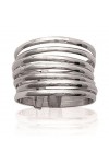 Bague 7 anneaux en argent 925/000 - Semainier - Bijoux Femme