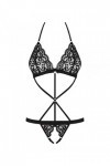 Obsessives Dessous Femme, LEOTARD, Noir, S M