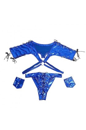 SKFLABOOF Jockstrap Body Homme Drole Bite Slip Sado-MASO Érotique Coquin Boxer Moulant Deguisement Moine Costume Transparent 