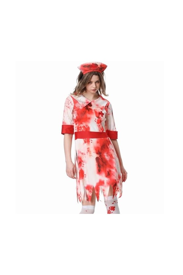 Tenue Infirmiere Ecoliere Deguisement Adulte Sailor Babydoll Jeu Tablier Mini Coquin Érotique Uniforme Ouverte Party Robe Uni