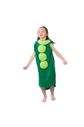 Holibanna Costume De 3 Pois Dans Une Cosse Costume De Pois De Senteur Tenues Vertes Articles De Fête Vêtements De Scène Siamo