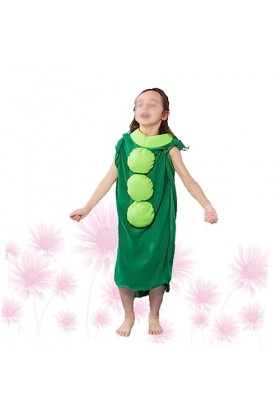 Holibanna Costume De 3 Pois Dans Une Cosse Costume De Pois De Senteur Tenues Vertes Articles De Fête Vêtements De Scène Siamo