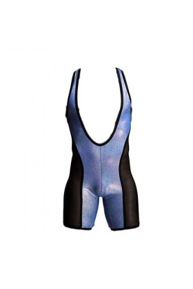 OLIns Sexy Tempt Bar Pour Hommes Body Bodysuit Nightclub Costumes De Jeu De Rôle Color:Blue,Size:One Size 