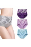 Taille Haute Incontinence étanche Culotte d’Incontinence, Culotte Taille Haute Taille sous-vêtements Jacquard Dames Culotte e