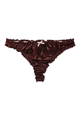 Aoklidil Culotte sexy confortable pour femme - Motif sexy - Taille basse - Doux et sexy, D-2, L