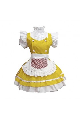 yiouyisheng Robe de maid française sexy pour femme de chambre - Costume sexy - Xxxl - Tenue sexy Kawaii - Anime - Costume pou