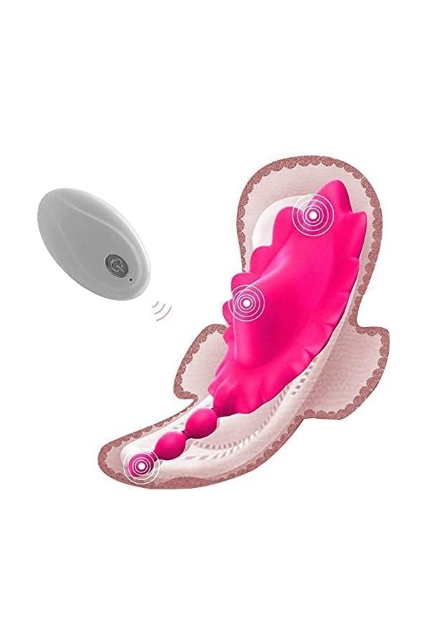 clitoridien Mini Portable Stimulateur Télécommande Sans Fil Vîbromasseur Avec Télécommande Culotte Culotte Culotte Étanche-1