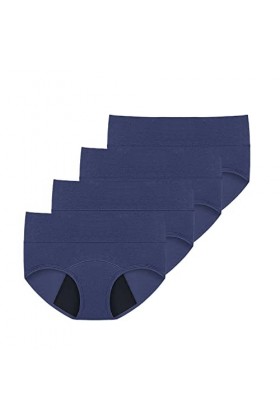 Transparente G-Strings Culotte réglable à Culotte 4 pièces sous-vêtements étanches Taille Haute pour Femmes Culotte Grande Ta