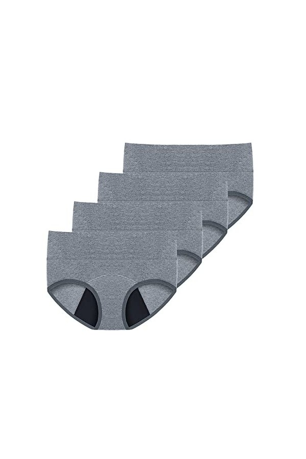 Transparente G-Strings Culotte réglable à Culotte 4 pièces sous-vêtements étanches Taille Haute pour Femmes Culotte Grande Ta