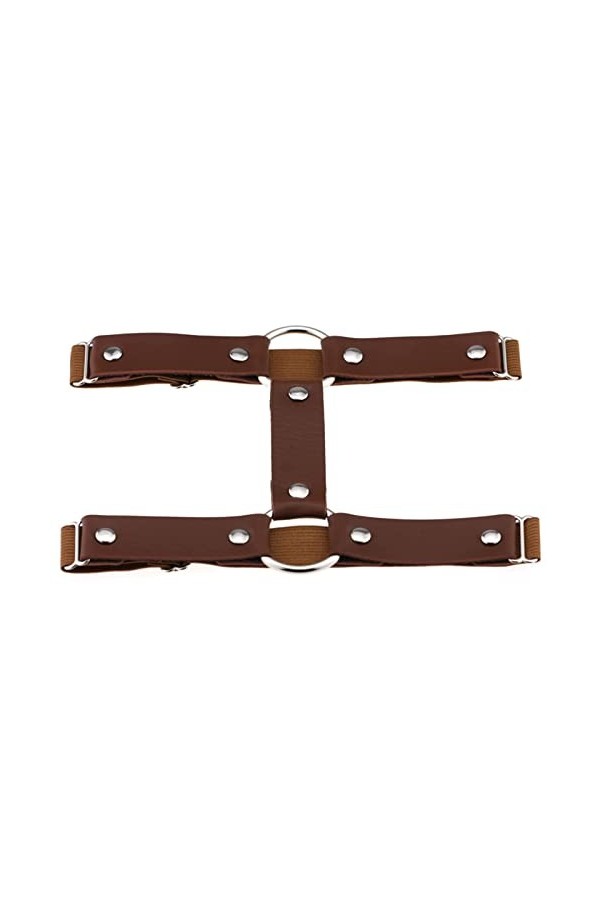 NYZABDL Porte-Jarretelles pour Femmes en Cuir pour Femmes Porte-Jarretelles en Cuir Sexy Anneau de Cuisse Rond Anneau de Pied