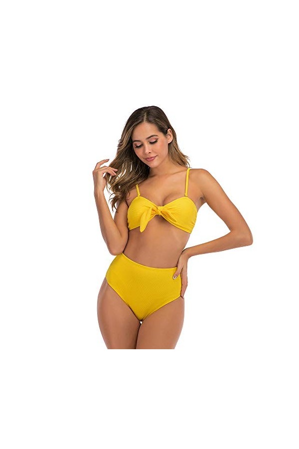 Robe Vêtements de Nuit Lingerie Sexy Babydoll Bikini Sling Couleur Unie Taille Haute Split Maillot De Bain Femme Amovible Ban