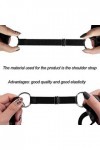 PETMHS - Ceinture porte-jarretière type cage pour femme - Style gothique punk - Taille ajustable - Noir - Taille Unique