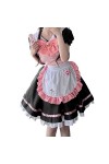 VIRACIN Robe de vent mignonne Lolita Cosplay costume de scène Sexy Lapin Cosplay Costume Une Pièce Body Black, XXL 