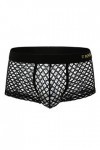 Sous-vêtements sexy pour homme en résille transparente - Chemises en maille ajourée - Sous-vêtements de nuit - Pantalon skinn