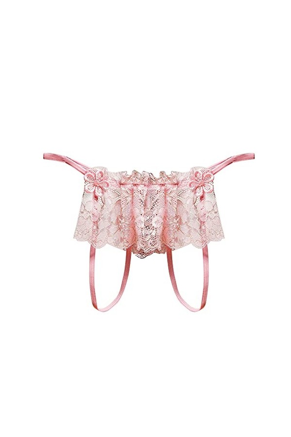 Culottes sexy en dentelle pour femme - Lingerie sexy - String G - Mini strings - Confortable et élégant - Culotte taille haut