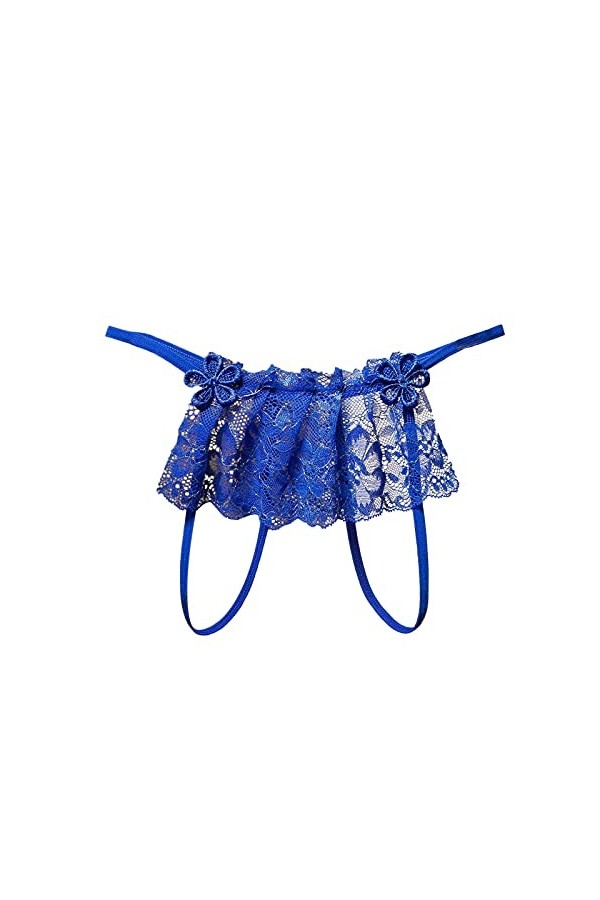 Culottes sexy en dentelle pour femme - Lingerie sexy - String G - Mini strings - Confortable et élégant - Culotte taille haut