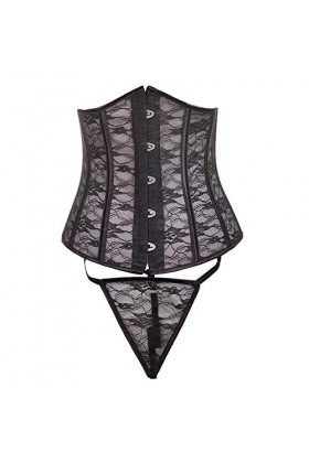 JACHJN Corset Corset Sexy Gothic Busiter Steel Taille désossée Tordure Courte Torse Torso Femmes Minceur Gaine Gaine Cincher 