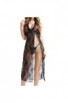 KSDFIUHAG Couple De Lingerie Érotisme Chemise De Nuit Femme Lingerie Vêtements De Nuit Perspective sous-Vêtements en Dentelle