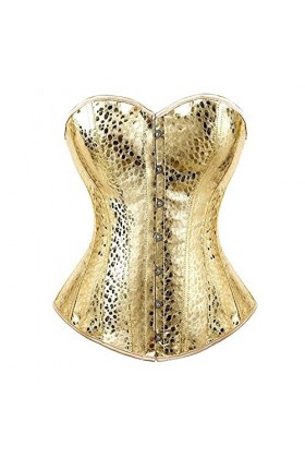 TTCI-RR Bustiers et Corsets Femmes Corset Hôtel Hôtel Top Gold Overbust Corset Sexy Nightclub Vêtements Corset Lingerie Linge