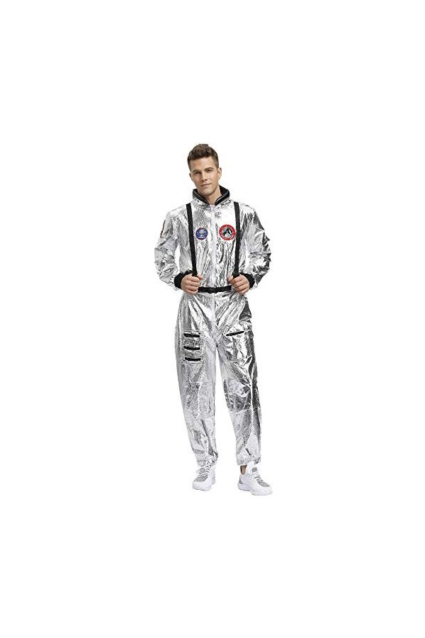 KHDFYER Lingerie Sexy Femme Coquine Halloween Couple Espace Costume Uniforme Astronaute Costume De Scène-des Gamins_M