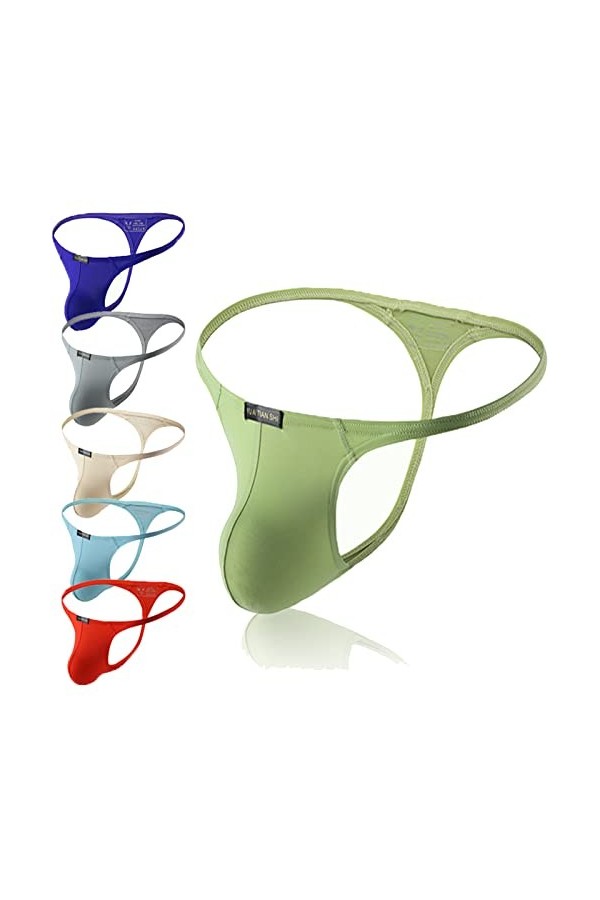 Faringoto String et string pour homme - Taille basse - Taille S à XXL, 6 couleurs., M