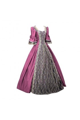 Robe dHalloween pour femme - Costume dHalloween - Robe gothique - Robe de renaissance - Costume médiéval - Reine victorienn