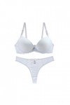 VSOLS Bras de Tasse Sexy Set for Les Femmes sous-vêtements intimes en Dentelle Noire Bleu Rose Violet Blanc féminin Lingerie 