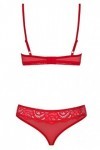 obsessive Ensembles Sexy Femme Rouge 829-Set-3 Taille S-M