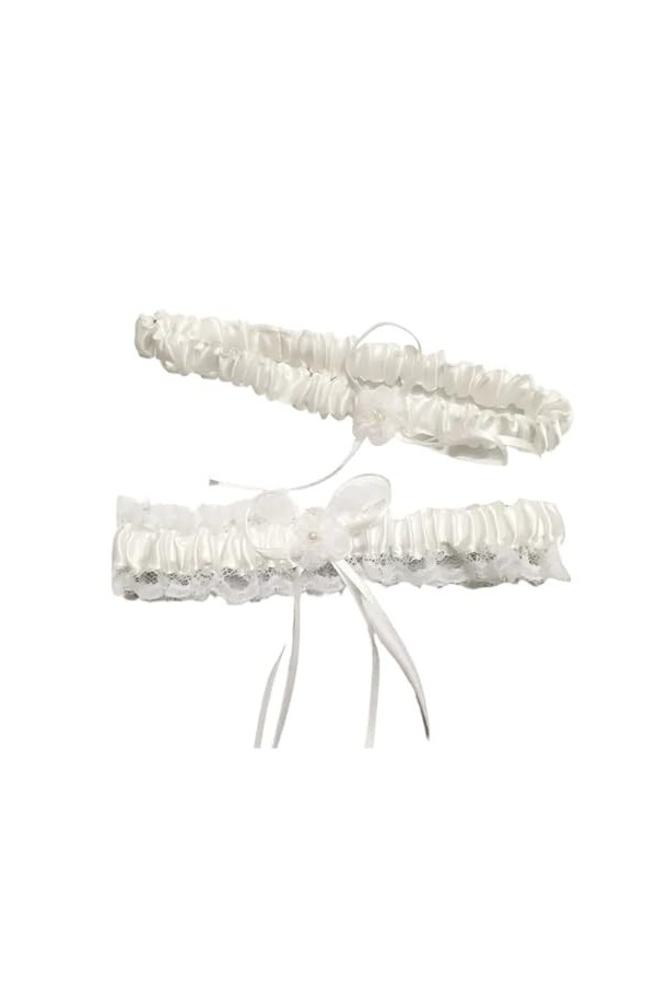 Jarretières de Lingerie Sexy for Femmes, Ceinture en Dentelle, Jarretelles de Mariage for Femmes Color : Wine Red, Size : On